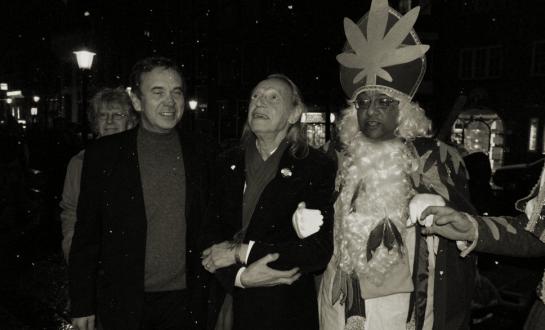 Ben Dronkers, Simon Vinkenoog and Green Sinterklaas