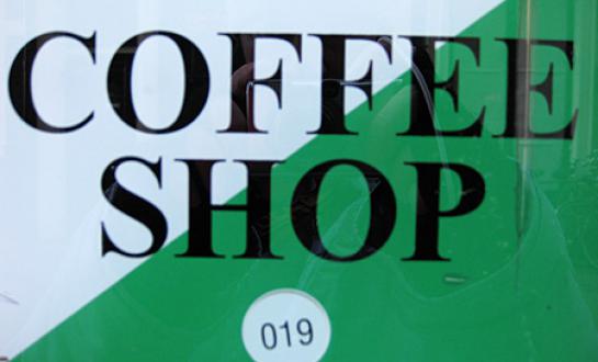 Coffeeshop sign